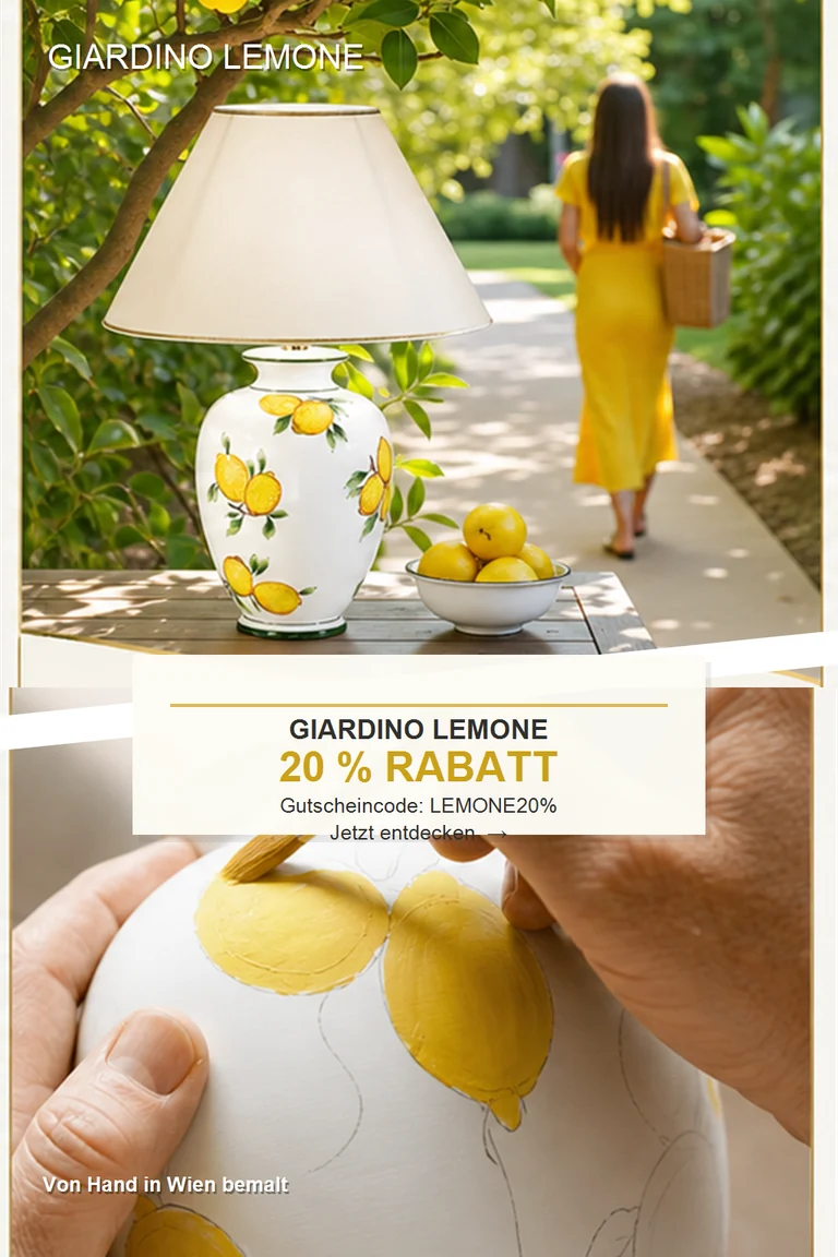 Giardino Dekor Lemone – 20 % Rabatt mit Gutscheincode LEMONE20%