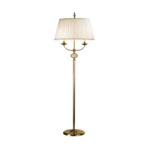 Bodenleuchte ASCOT, Altmessing