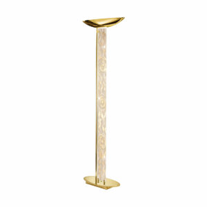 Bodenleuchte DELPHI, Gold 24K, Aqua Champagne
