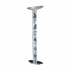 Bodenleuchte DELPHI, Chrom, Primavera Silber
