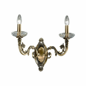 Wandleuchte CONTARINI, Altmessing