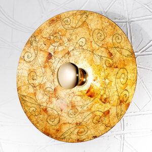Wandleuchte LUNA, Gold 24K, Medici Gold
