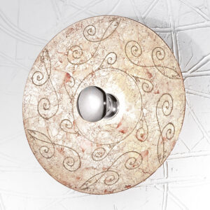 Wandleuchte LUNA, Chrom, Medici Silber