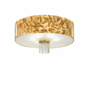 Deckenleuchte EMOZIONE, KOLARZ Pure, Gold 24K, Liberta Gold/Weiß
