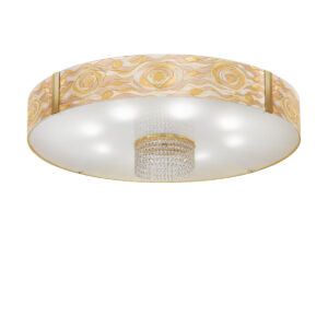 Deckenleuchte EMOZIONE, KOLARZ Pure, Gold 24K, Aqua Champagne