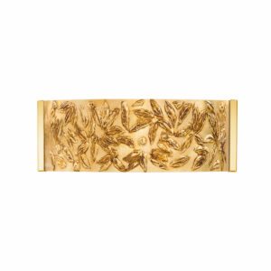 Wandleuchte EMOZIONE, Gold 24K, Liberta Gold/Weiß