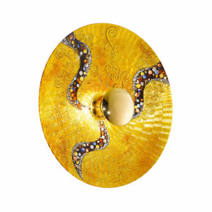 Wandleuchte LUNA, Gold 24K, Kiss Gold