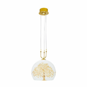 Hängeleuchte LUNA, Gold 24K, Albero Gold