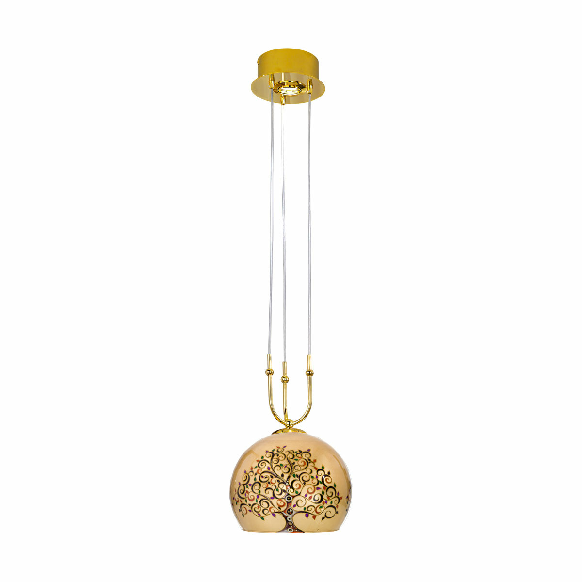 Hängeleuchte LUNA, Gold 24K, Albero Multi