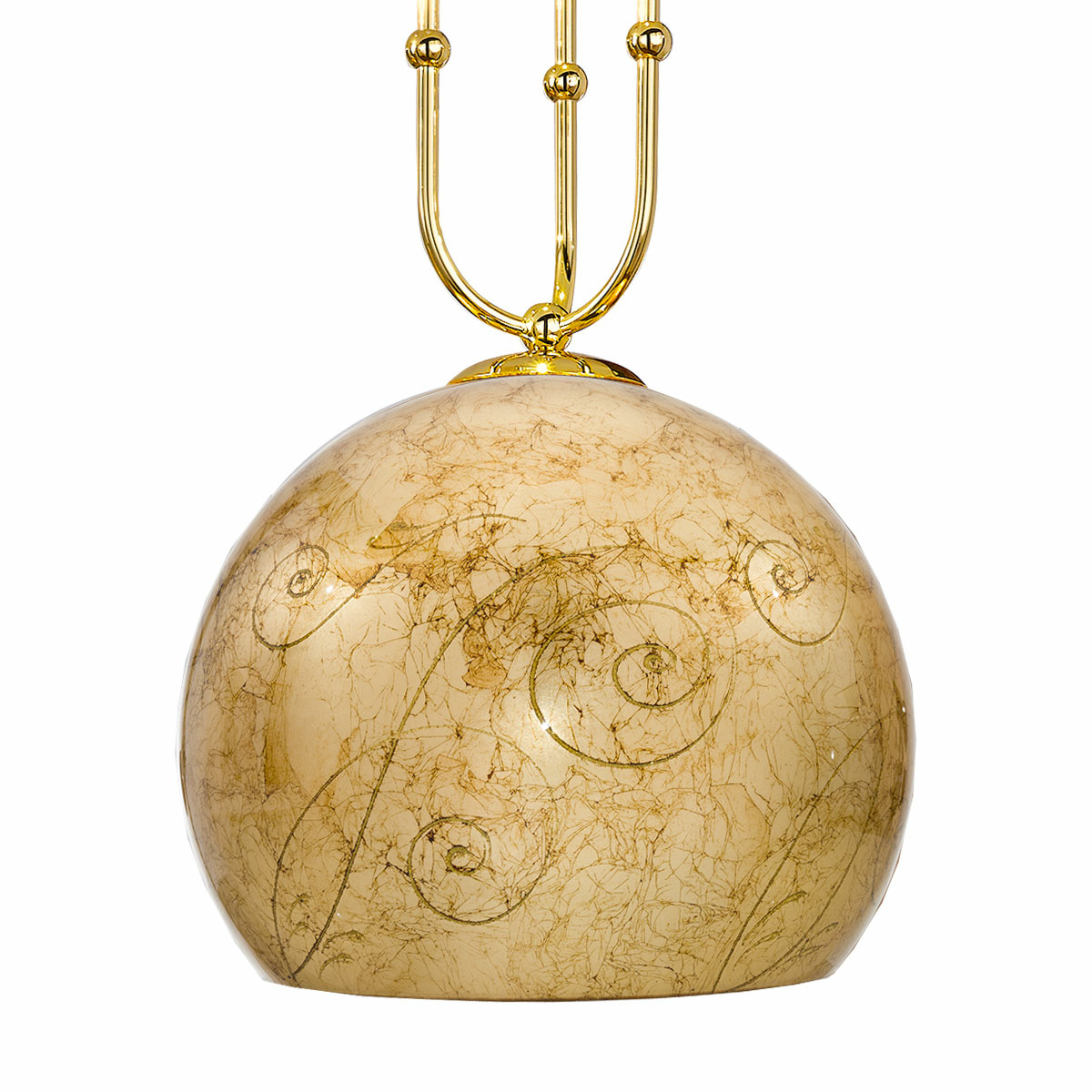 Hängeleuchte LUNA, Gold 24K, Medici Gold – Bild 2