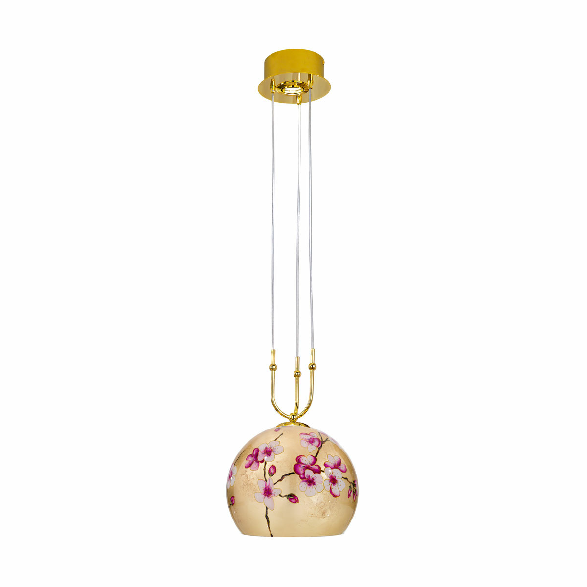 Hängeleuchte LUNA, Gold 24K, Primavera Gold