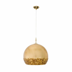 Hängeleuchte LUNA, Gold 24K, Liberta Gold/Weiß