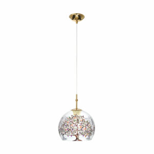 Hängeleuchte LUNA, Gold 24K, Albero Multi Transparent