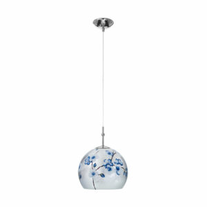 Hängeleuchte LUNA, Chrom, Primavera Silber