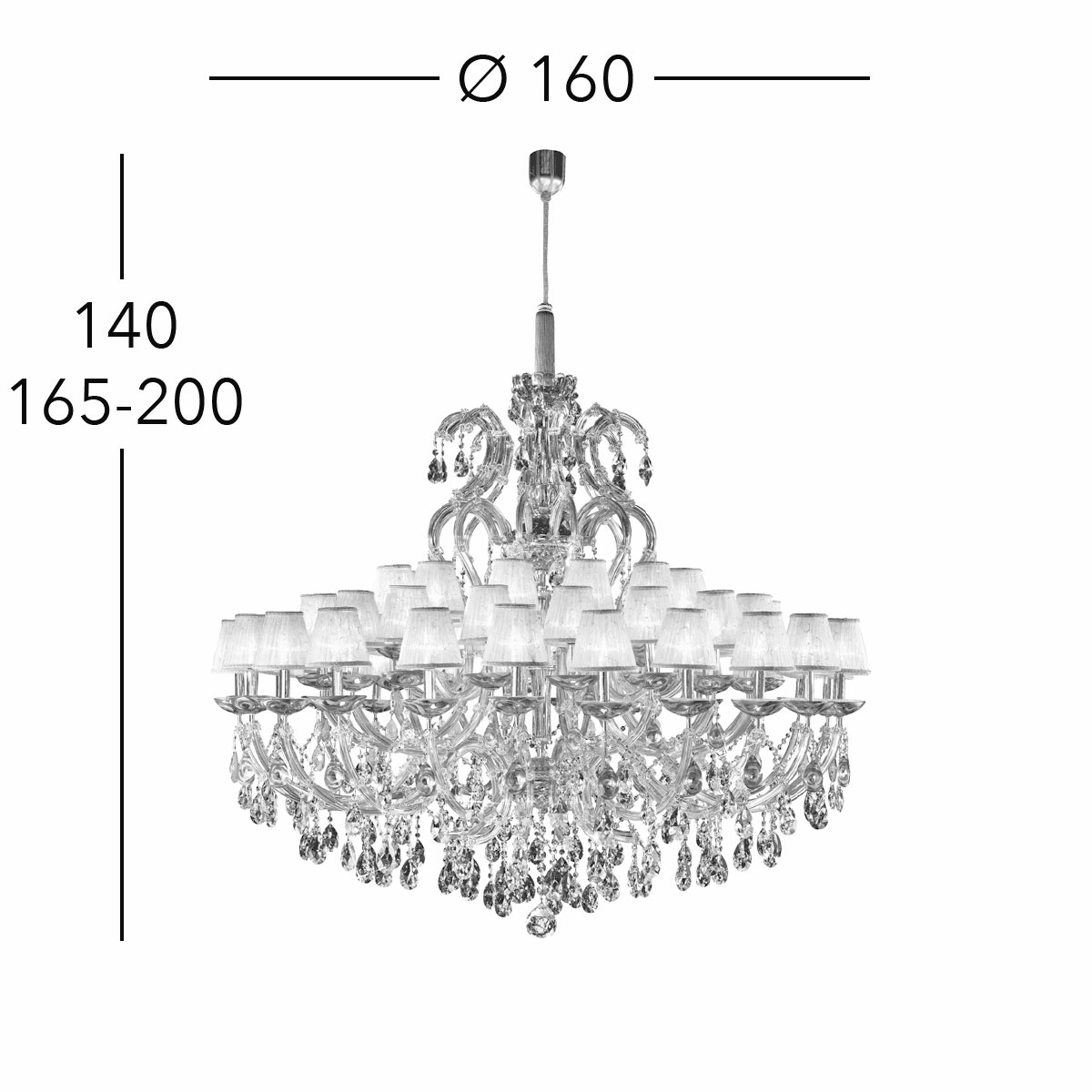 Luster VERSAILLES, KOLARZ Pure, Gold 24K – Bild 2