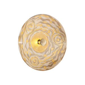 Wandleuchte LUNA, Gold 24K, Aqua Champagne