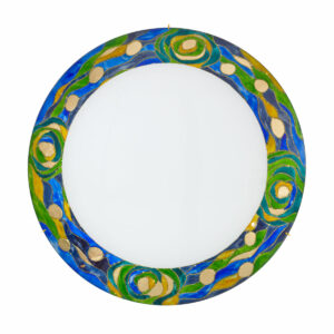 Deckenleuchte SERENA, Gold 24K, Aqua Blue
