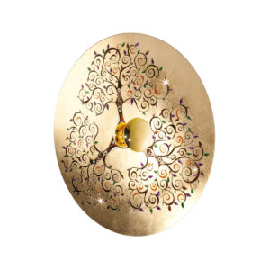 Wandleuchte LUNA, Gold 24K, Albero Multi