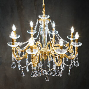 Luster CONTARINI CRYSTAL, KOLARZ Pure, Französisch Gold