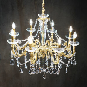 Luster CONTARINI CRYSTAL, KOLARZ Pure, Gold 24K
