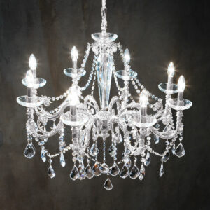 Luster CONTARINI CRYSTAL, KOLARZ Pure, Chrom