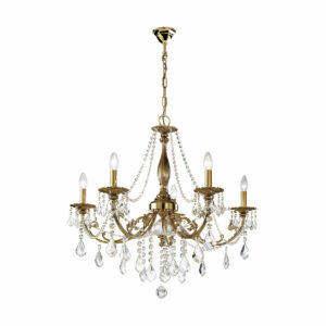 Luster PISANI/PISANI CRYSTAL, KOLARZ Pure, Altmessing
