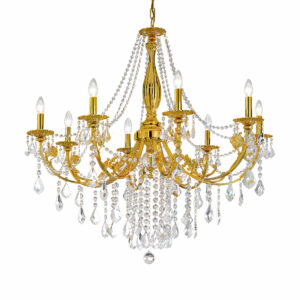 Luster PISANI/PISANI CRYSTAL, KOLARZ Pure, Französisch Gold