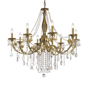 Luster PISANI/PISANI CRYSTAL, KOLARZ Pure, Altmessing