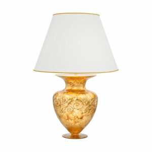 Tischleuchte ANFORA, Gold 24K, Medici Gold