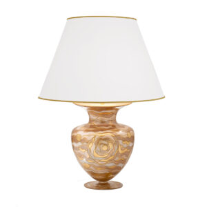 Tischleuchte ANFORA, Gold 24K, Aqua Champagne