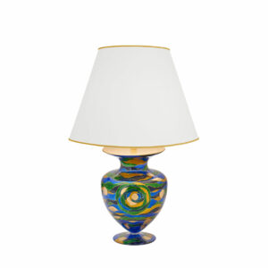 Tischleuchte ANFORA, Gold 24K, Aqua Blue