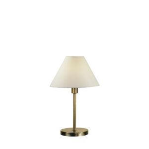 Tischleuchte HILTON, Altmessing