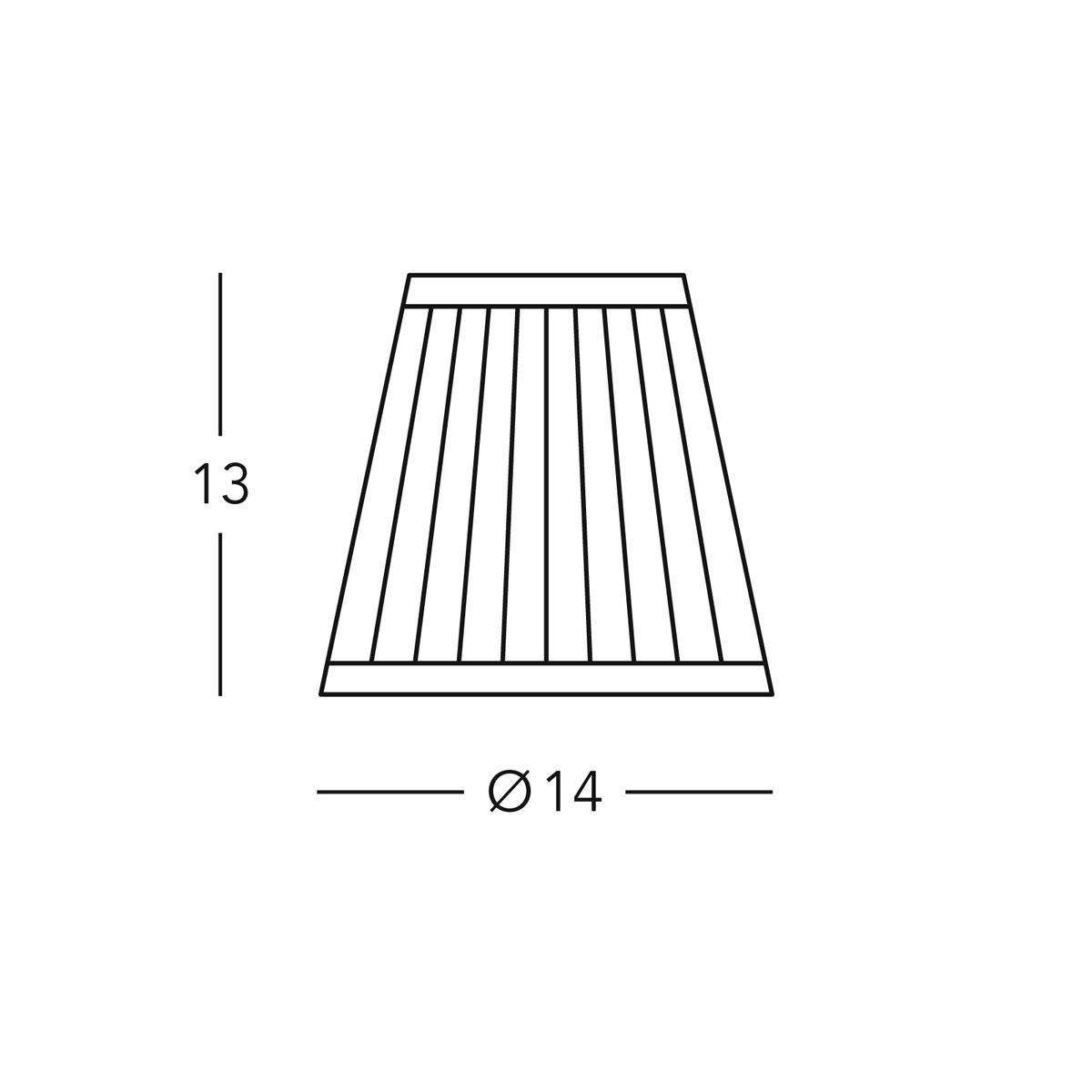Schirmuniversal Organzae14 – Bild 2