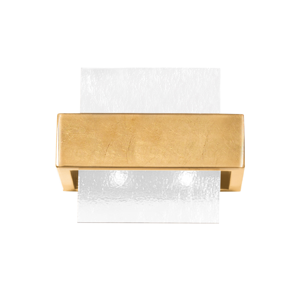 Wandleuchte RETTANGOLO, Blattgold