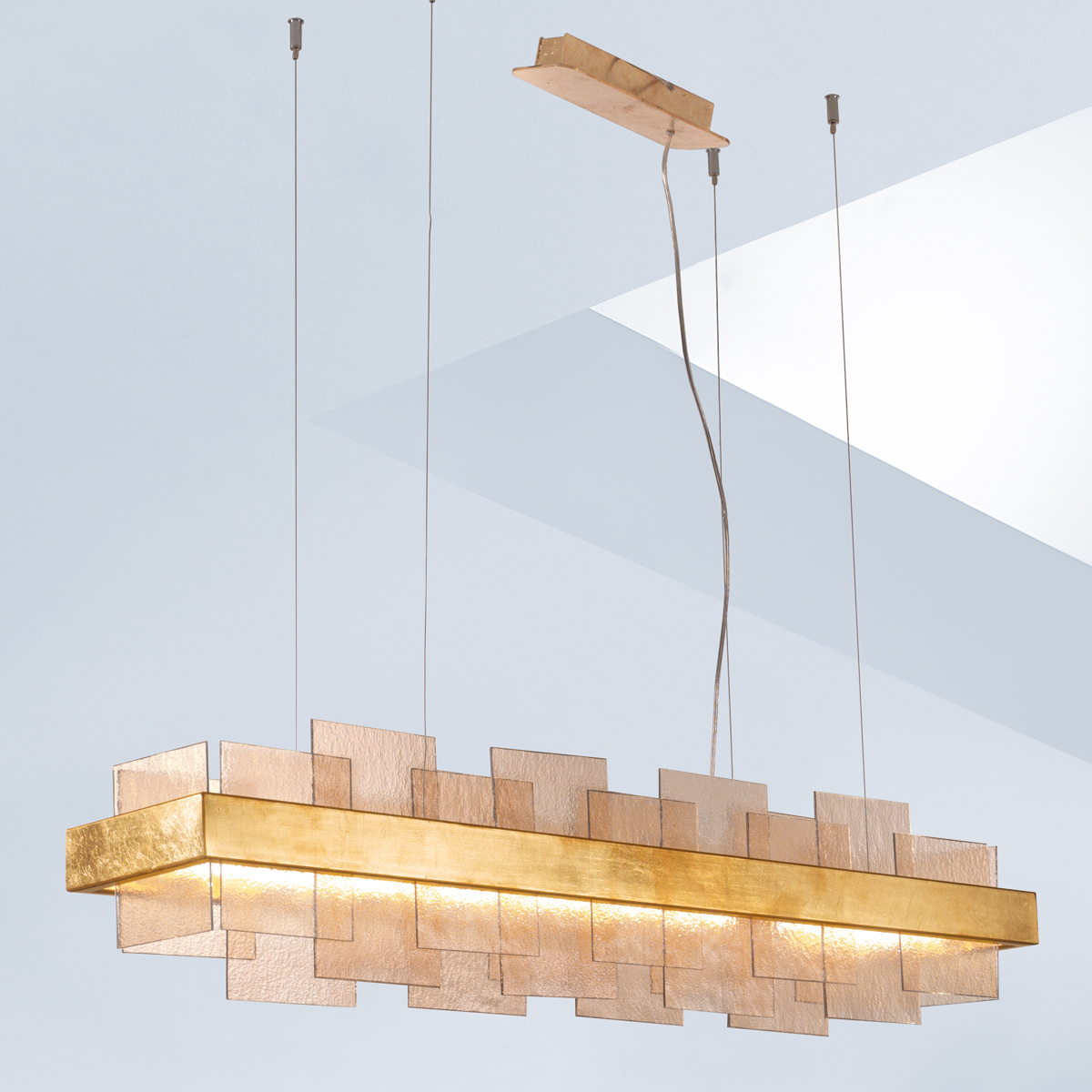 Luster RETTANGOLO, Blattgold – Bild 2