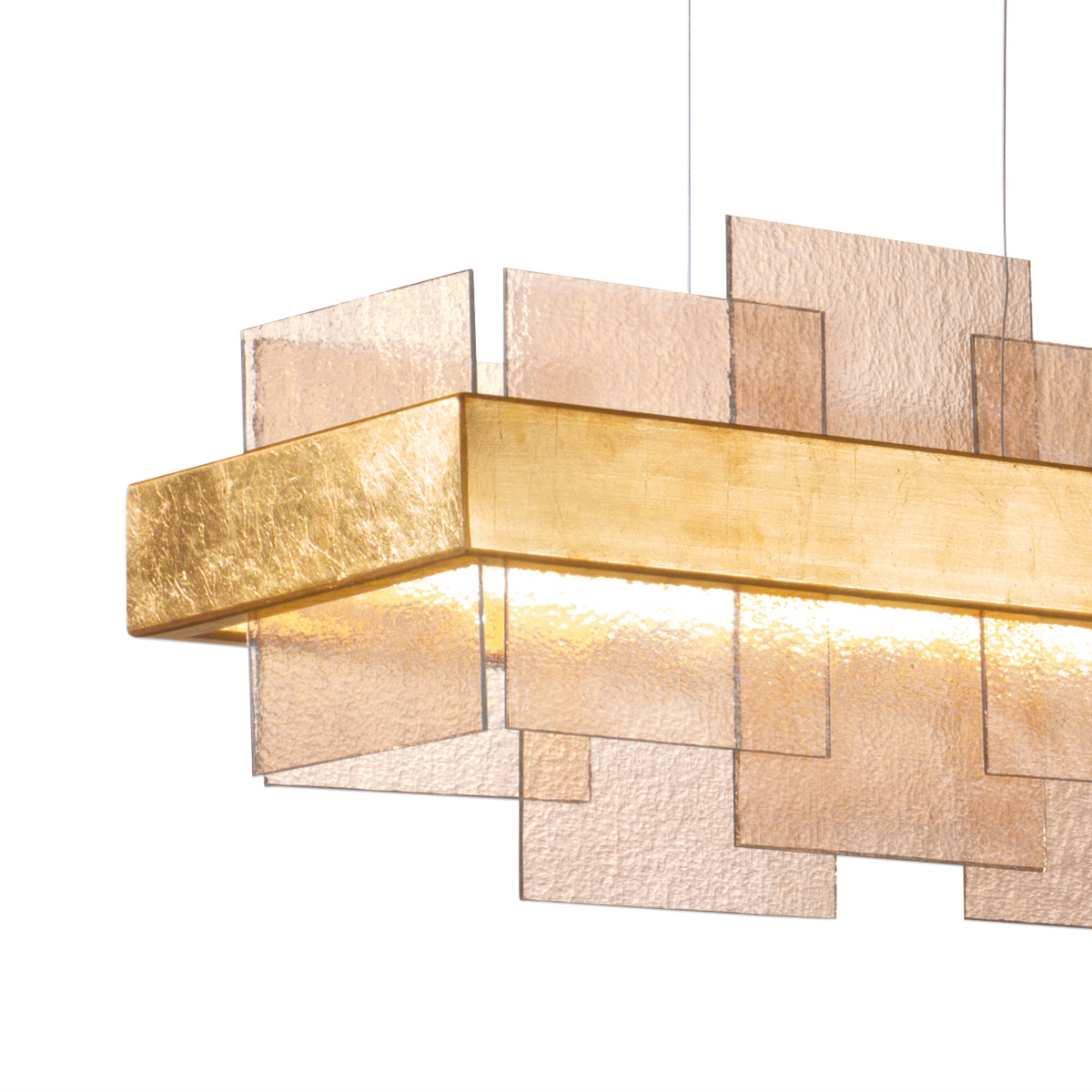 Luster RETTANGOLO, Blattgold – Bild 3