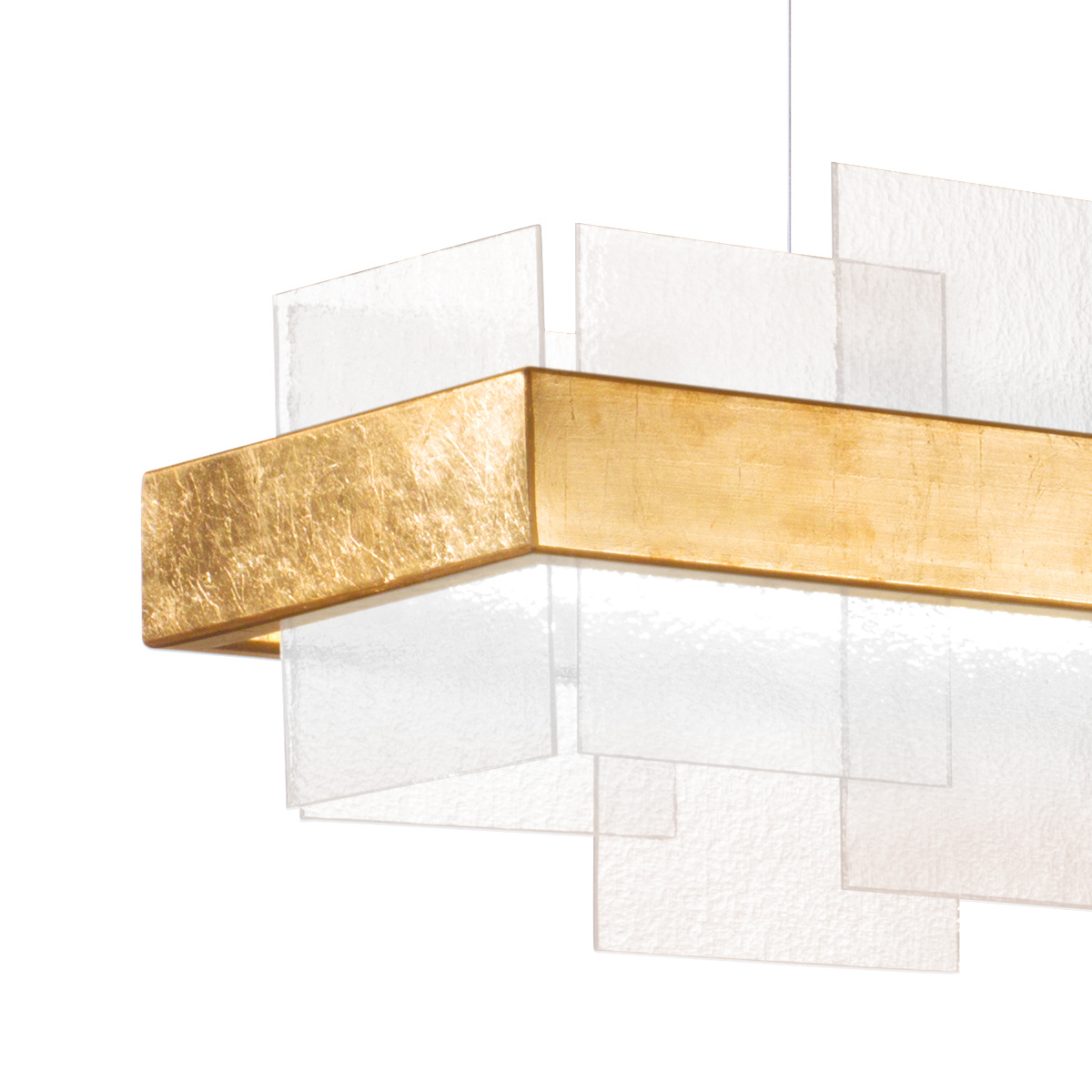 Luster RETTANGOLO, Blattgold – Bild 3