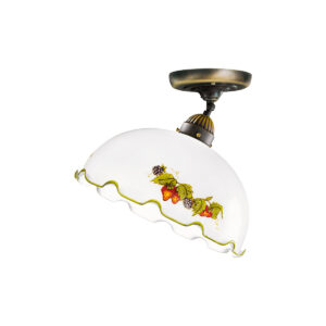 Deckenleuchte NONNA, Altmessing, Fragolino D 30 cm
