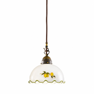 Hängeleuchte NONNA, Altmessing, Limoncelli D 20 cm