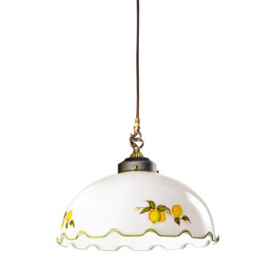 Hängeleuchte NONNA, Altmessing, Limoncelli D 36 cm