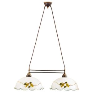 Luster NONNA, Altmessing, Vino Länge 75 cm