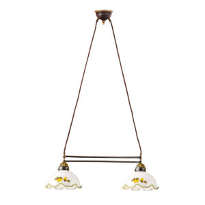 Luster NONNA, Altmessing, Limoncelli Länge 64 cm