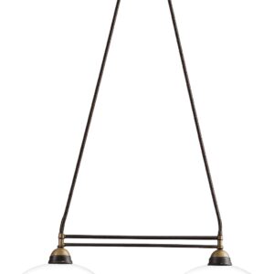 Luster NONNA, Altmessing, Fragolino Glatter Rand Länge 64 cm