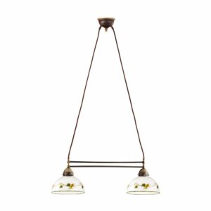 Luster NONNA, Altmessing, Vino Glatter Rand Länge 64 cm