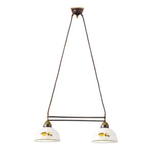Luster NONNA, Altmessing, Limoncelli Glatter Rand Länge 64 cm