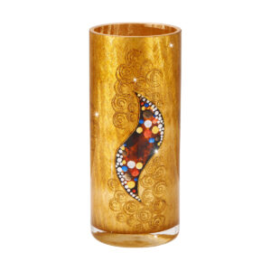 Vase Kiss gold H 30 cm, D 13 cm