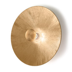 Wandleuchte MOON, Weiß, Sun Gold