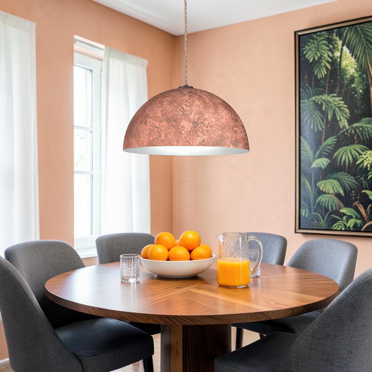Hängeleuchte CULT, Corten, Vintage Kupfer – Bild 2
