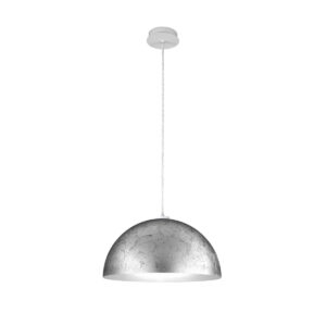 Hängeleuchte CULT, Weiß, Vintage Silber