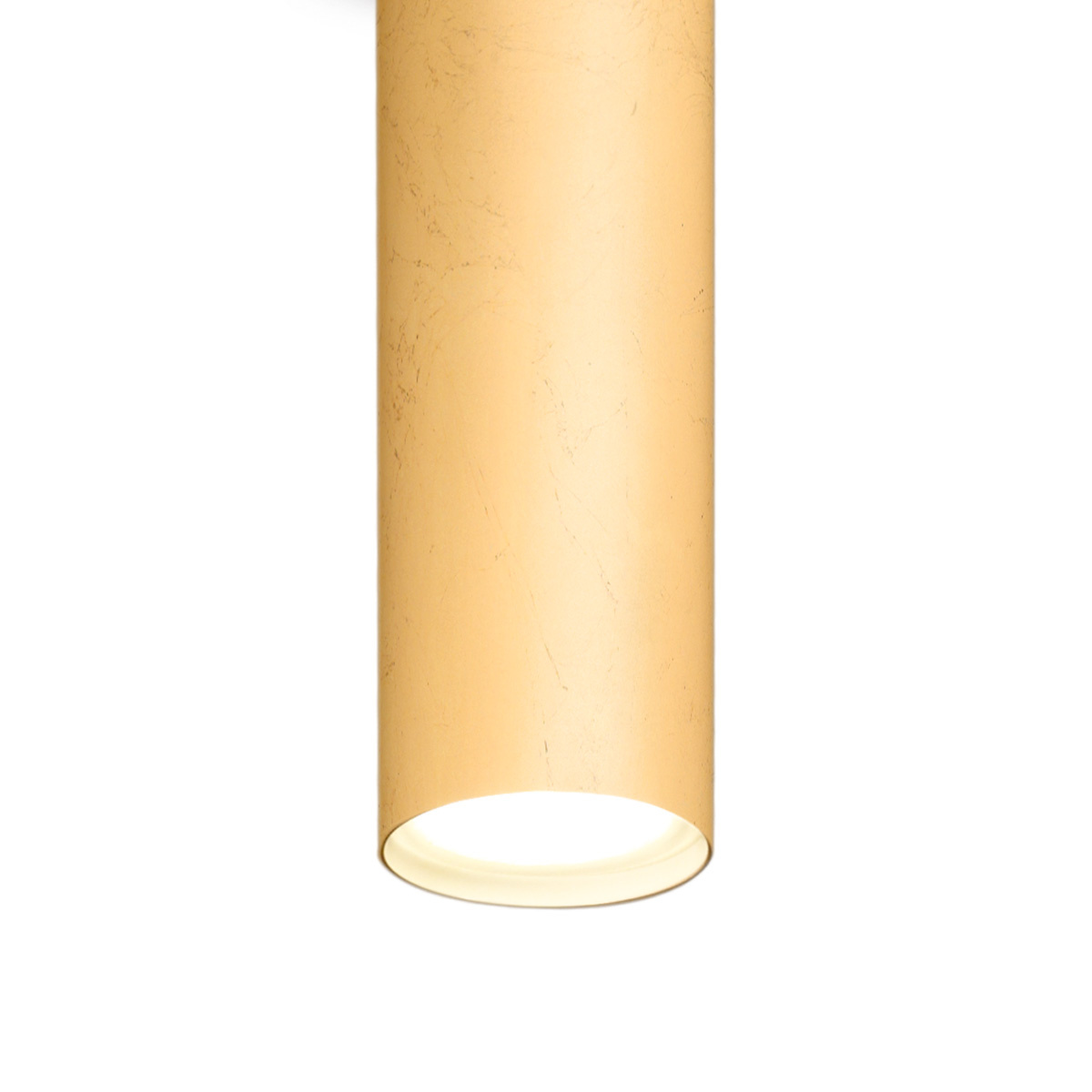 Deckenleuchte TUBE, Blattgold, Blattgold – Bild 3